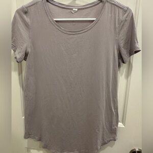 Lululemon Cotton Scoop Neck Tee